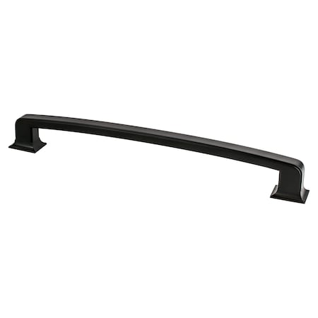 Berenson Hearthstone 12 inch CC Matte Black Appliance Pull 2038-1055-P